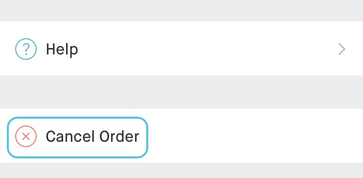 wish cancelled my order