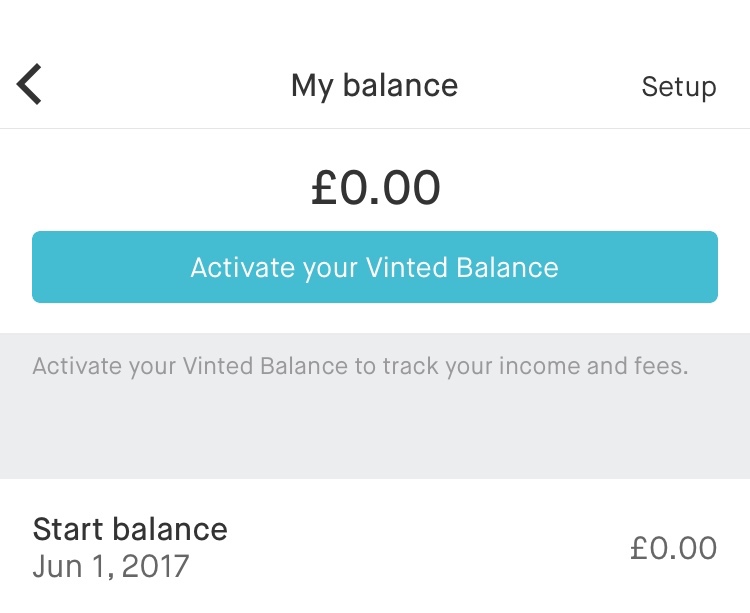 How to set up my Vinted Balance?